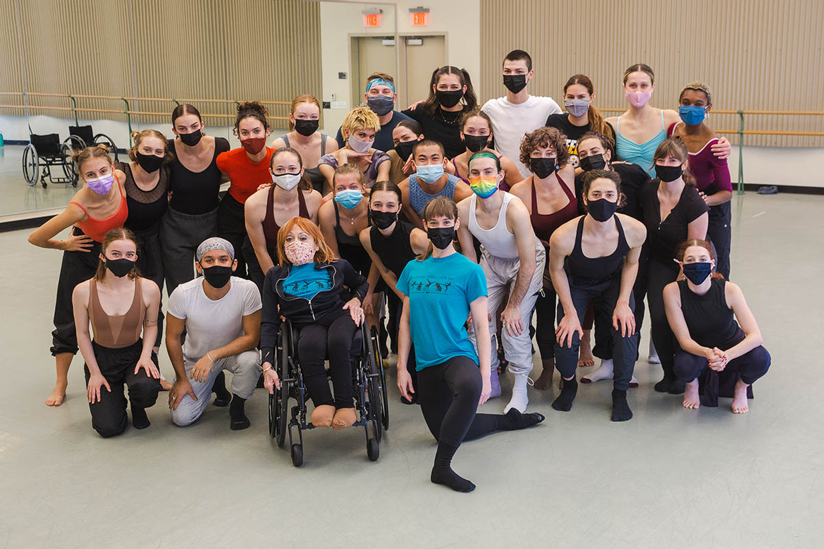 Dancing Wheels Company hosted a class with Point Park students. Photo | John Altdorfer