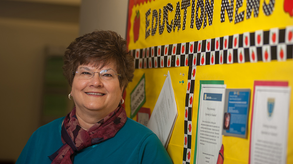 Pictured is Arleen Wheat, Ed.D., associate professor of special education.