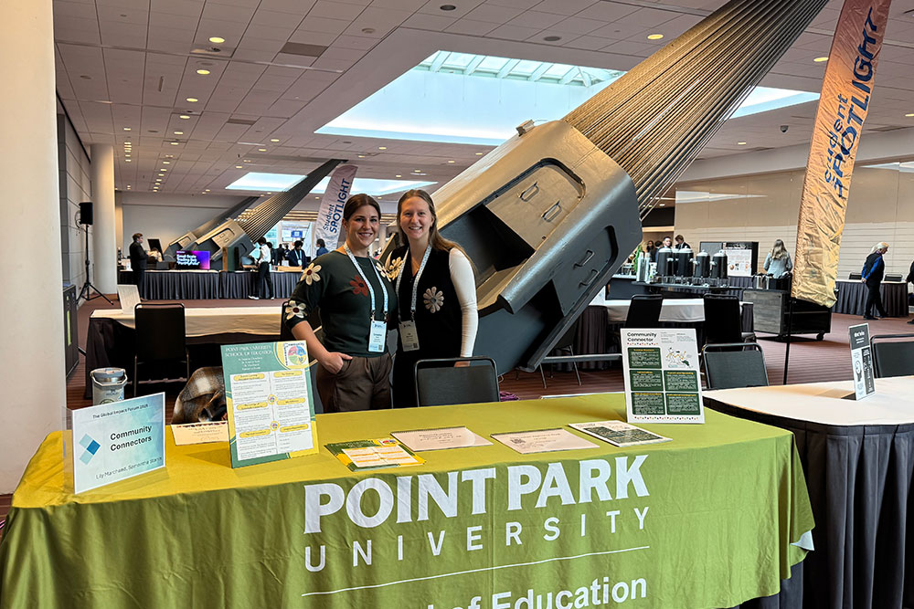 Pictured are Samantha Stanis and Lily Marchand.