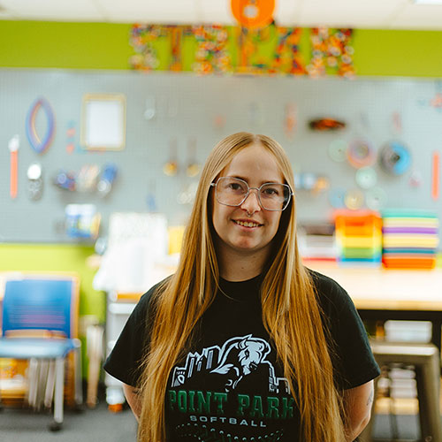 Pictured is Katelyn Proof. Photo by Ethan Stoner.