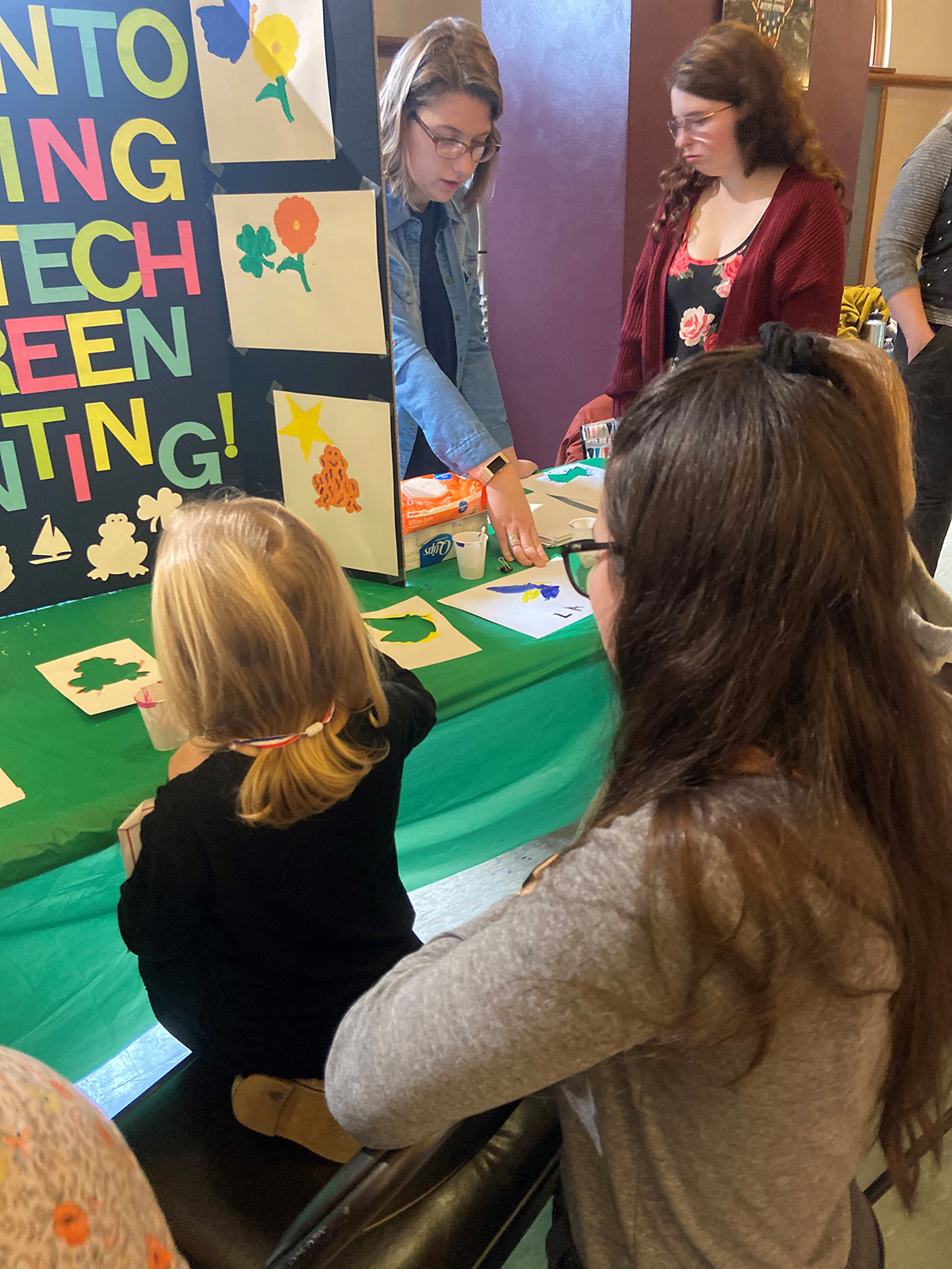 Pictured are Point Park education students at the 2020 Leap into Making event. Photo by Kamryn York.