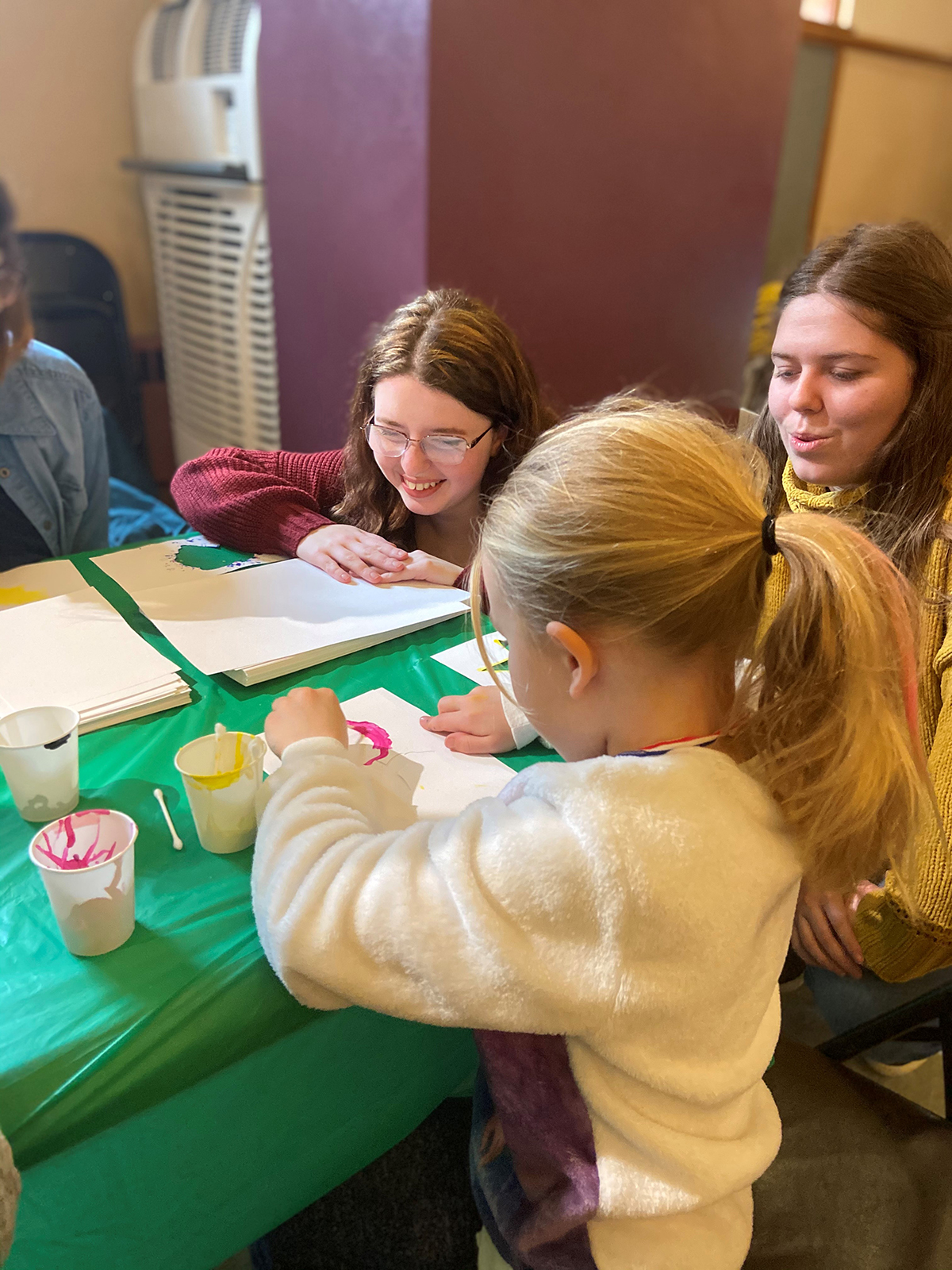 Pictured are Point Park education students at the 2020 Leap into Making event. Photo by Kamryn York.