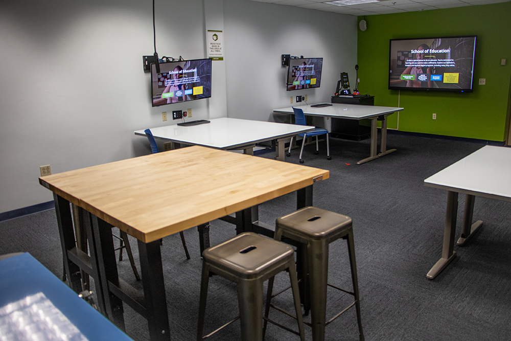 Pictured is the Matt's Maker Space Lab at Point Park University. Photo by Megan Gloeckler.