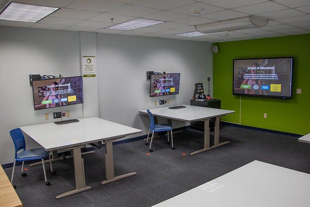 Pictured is the Matt's Maker Space Lab at Point Park University. Photo by Megan Gloeckler.