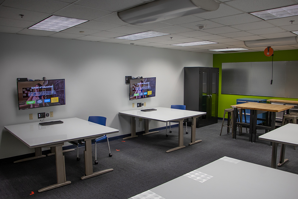 Pictured is the Matt's Maker Space Lab at Point Park University. Photo by Megan Gloeckler.