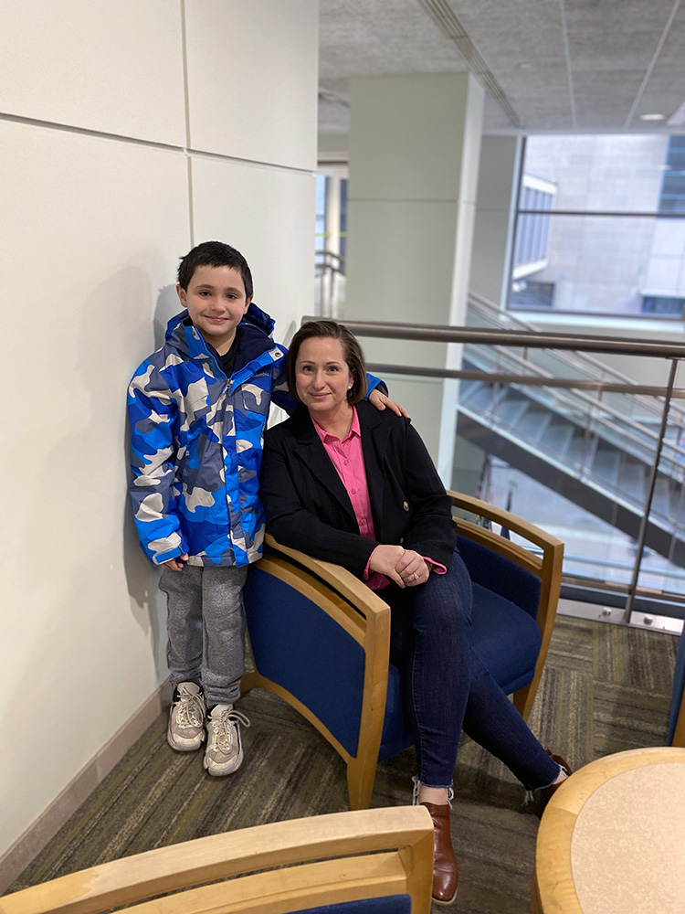 Pictured are Melissa Botta-Havran, right, and her son, Michael. Photo by Nicole Chynoweth.