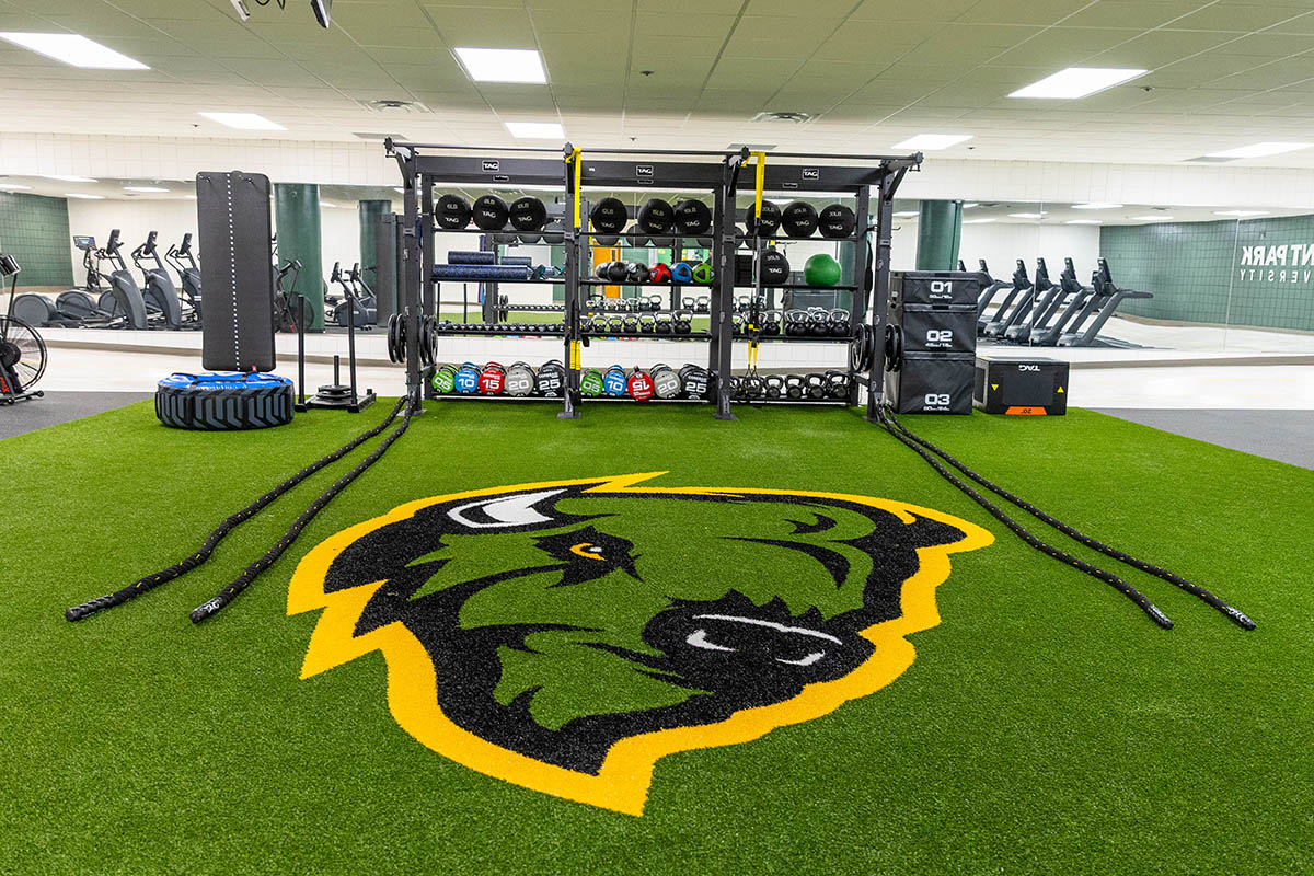 The Fitness Center, located on the 4th floor of the Student Center, is equipped with everything you need to get a good workout.