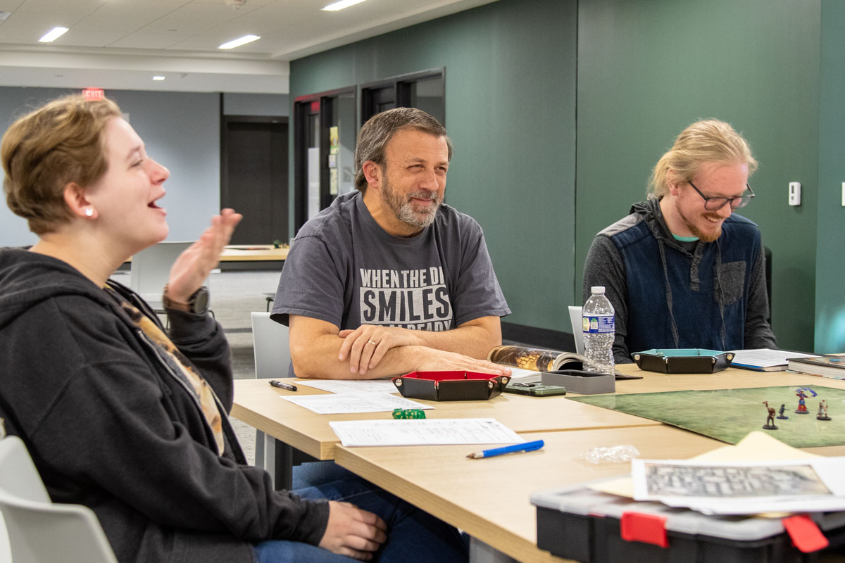 People play Dungeons & Dragons.