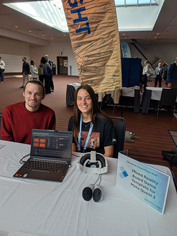 Pictured is Chris Gaul and Sterre Kuijuper at the Global Impact Forum.