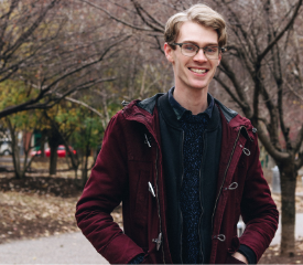 Pictured is Keith Tucker, cinema production major. | Photo by Marissa Johnson