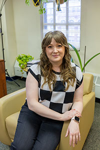 Pictured is Laura Hoffman. Photo by Paul Koontz.