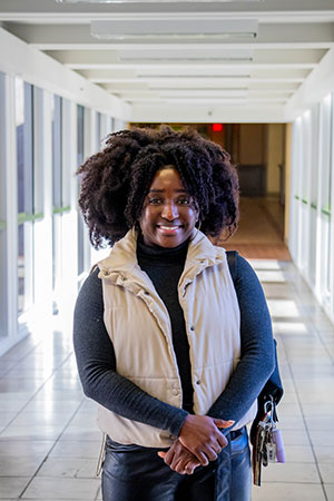 Pictured is Monae Findley. Photo by Dakota Nicholson.