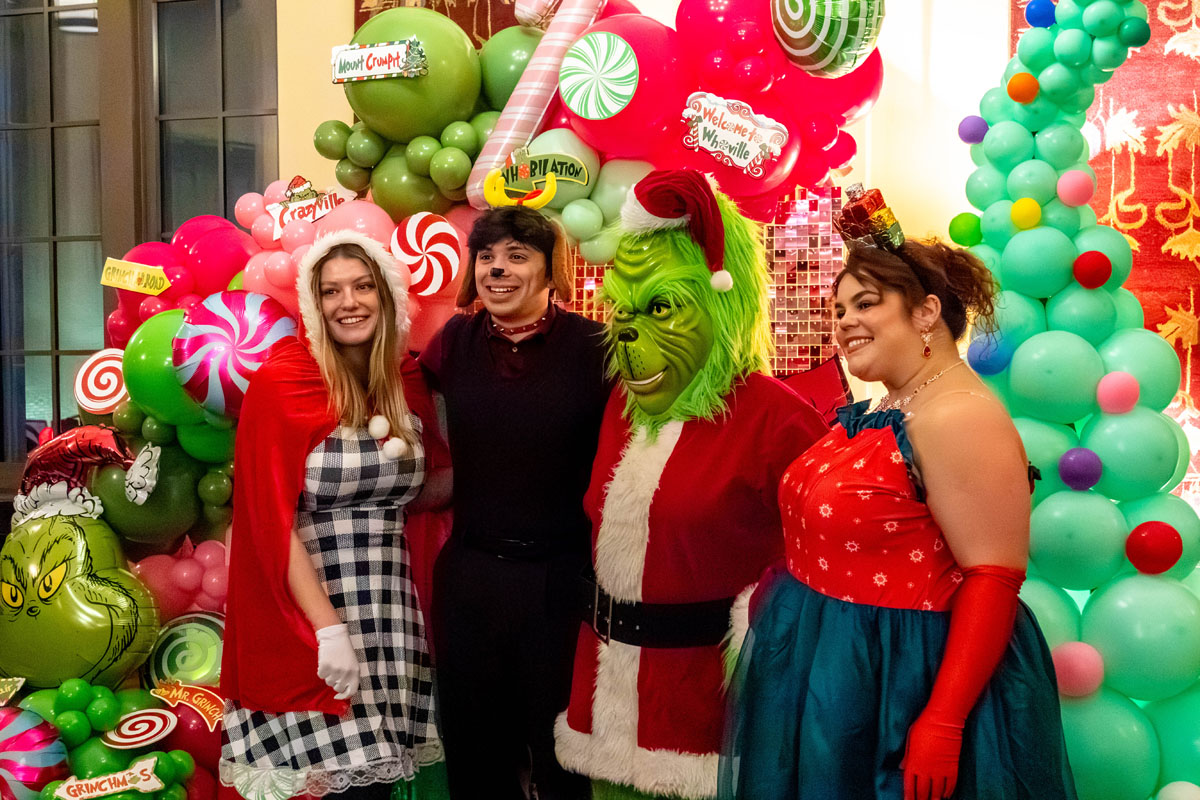 Residence Life and SAIL staff members pose for a photo.