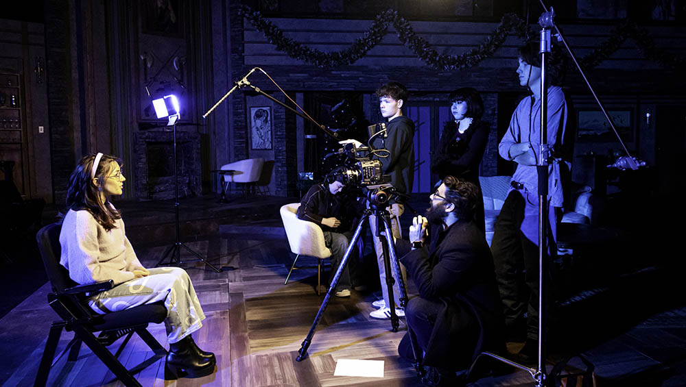 Lincoln Park Performing Arts Charter School students film a scene. Submitted photo.