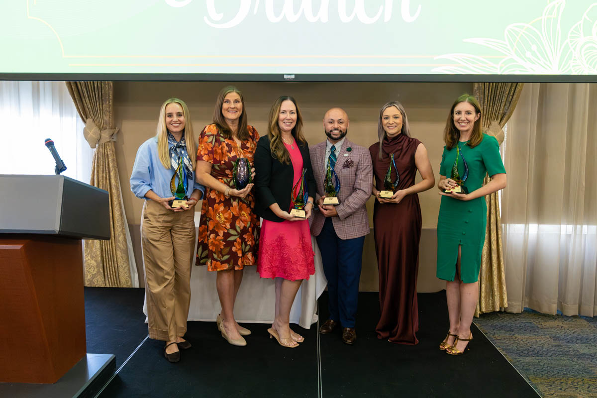 Distinguished Alumni Award recipients at the awards brunch.