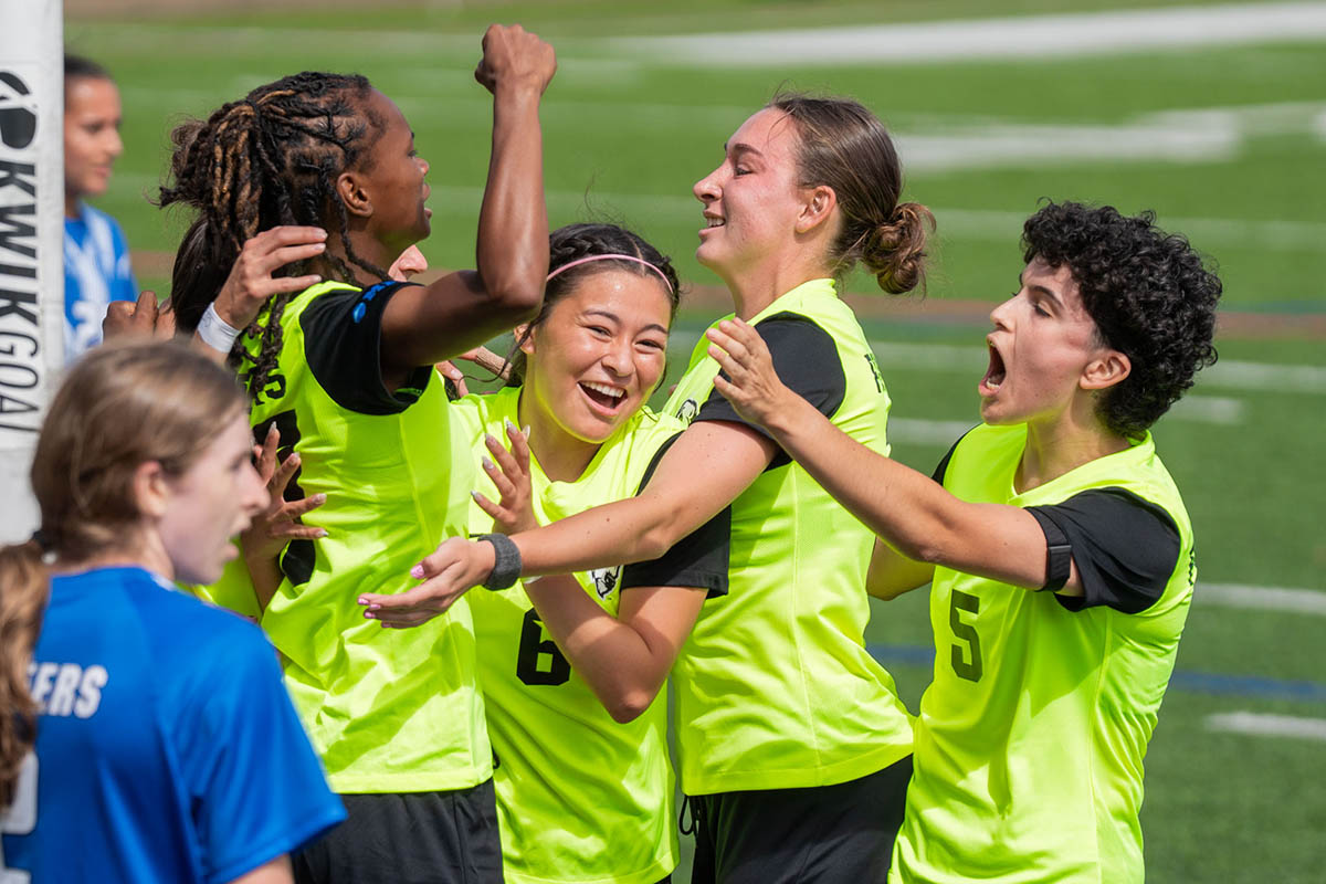Pioneer Women's Soccer team. 
