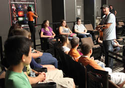 Pictured are high school students at Point Park's SAEM summer workshop. | Photo by Andrew Weier