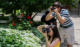 Pictured are high school student attendees at the summer media workshop. Photo | Christopher Rolinson