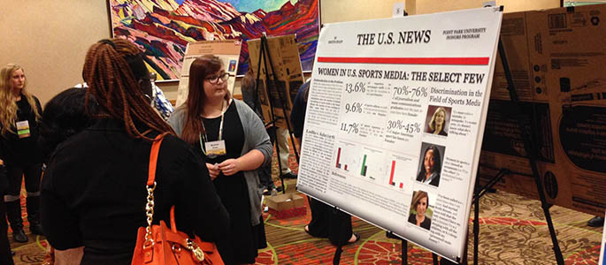 Honors Program students attended the National Collegiate Honors Council conference in Denver.