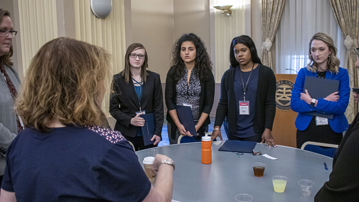 Pictured is the America250PA competition at Point Park University. Photos by Alexander Grubbs, '18, broadcast reporting alumnus and MBA student; Lou Corsaro and the United States Postal Service.