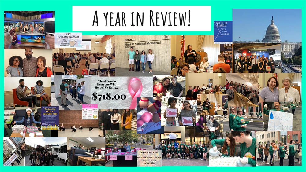 A collage of photos from the 2019-20 Honors Program activities. Photo | Colin Parrish