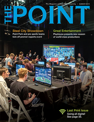 The Summer 2019 cover image of The Point magazine.