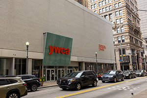 The exterior of the former YWCA building. Photo by Paul Koontz.