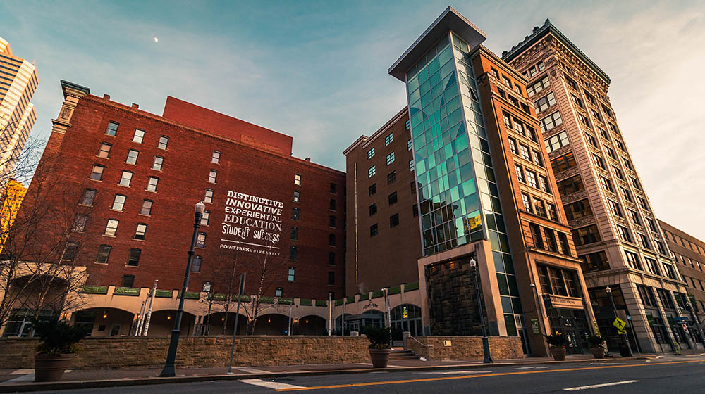 A photo of campus by Nathaniel Holzer.