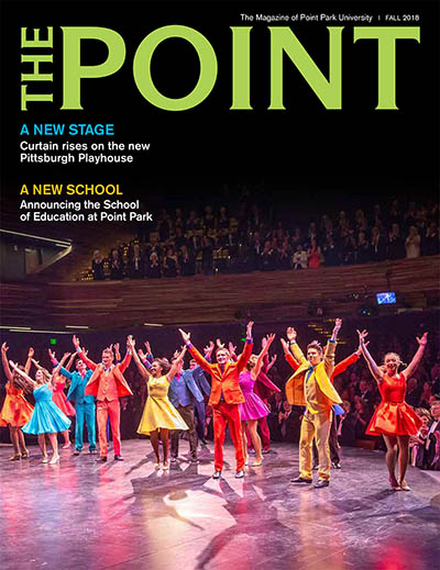The Fall 2018 cover image of The Point magazine.