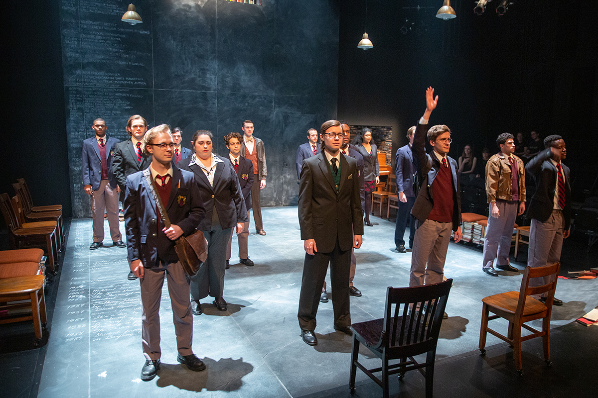 The cast of History Boys in the Highmark Theatre. Photo | John Altdorfer