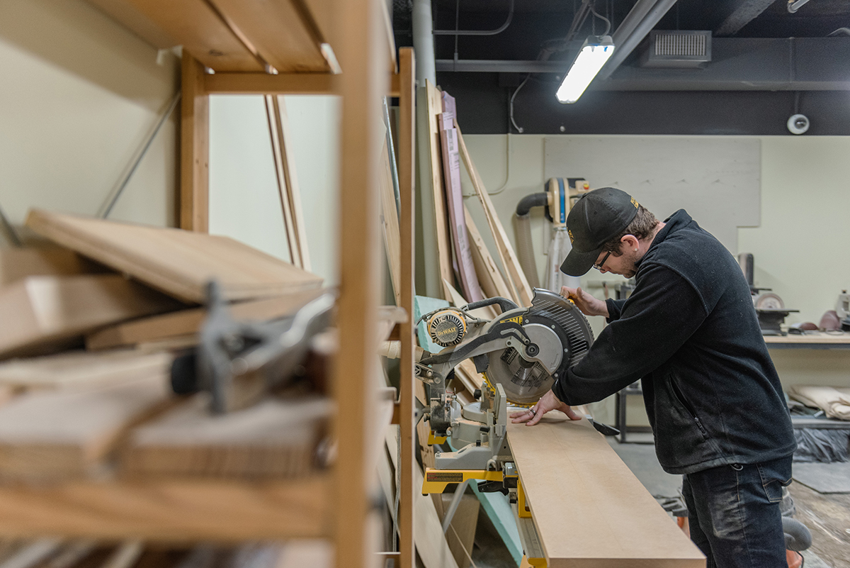 The prop shop in the Pittsburgh Playhouse. Photo | Nick Koehler