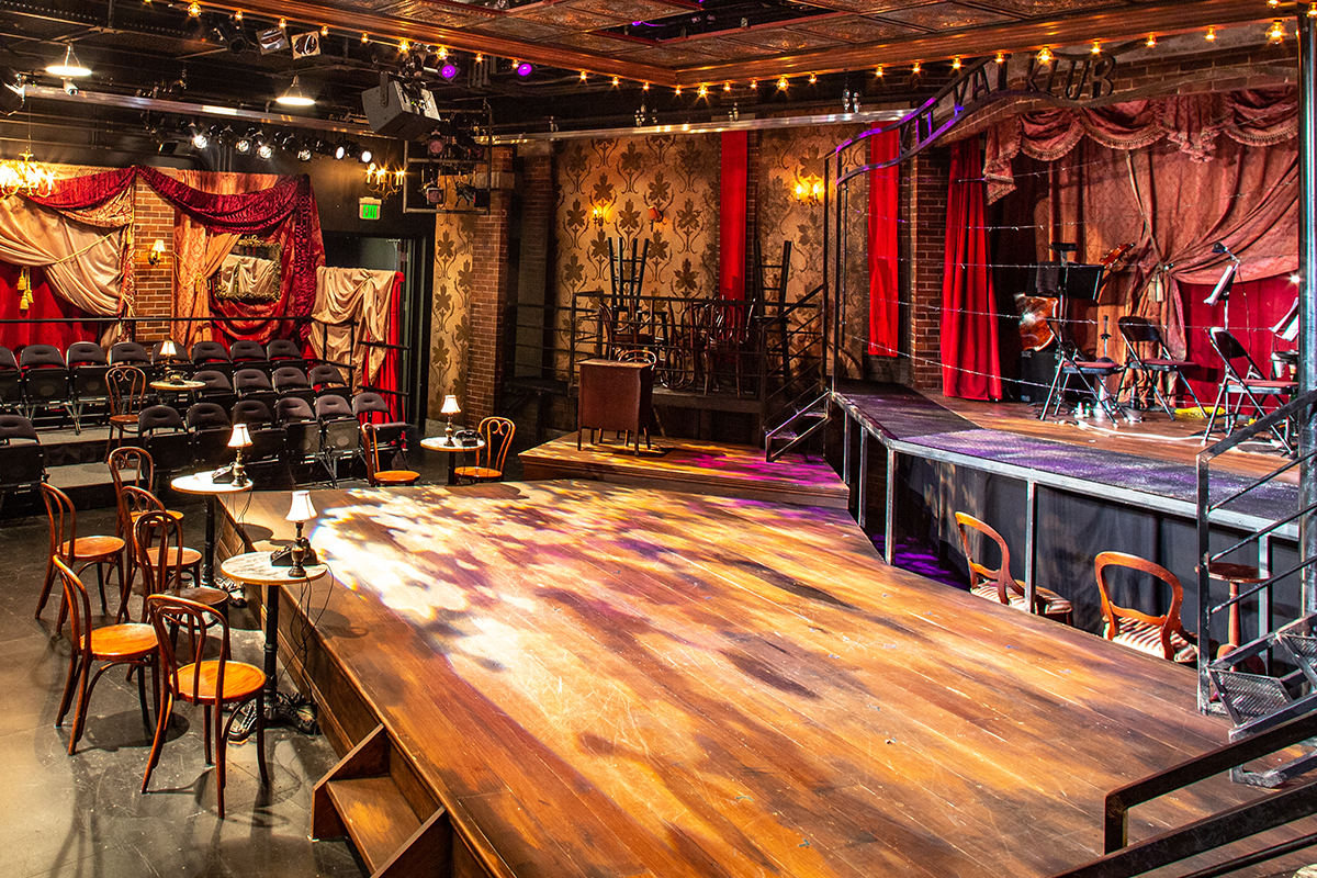 The set of Cabaret in the Rauh Theatre. Photo | John Altdorfer