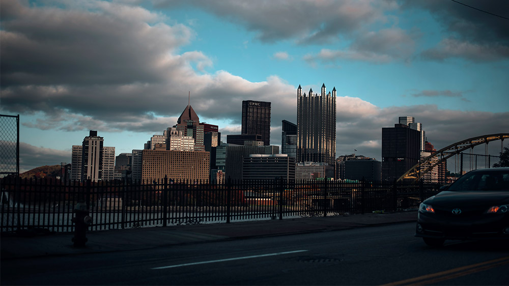 View of Downtown Pittsburgh skyline