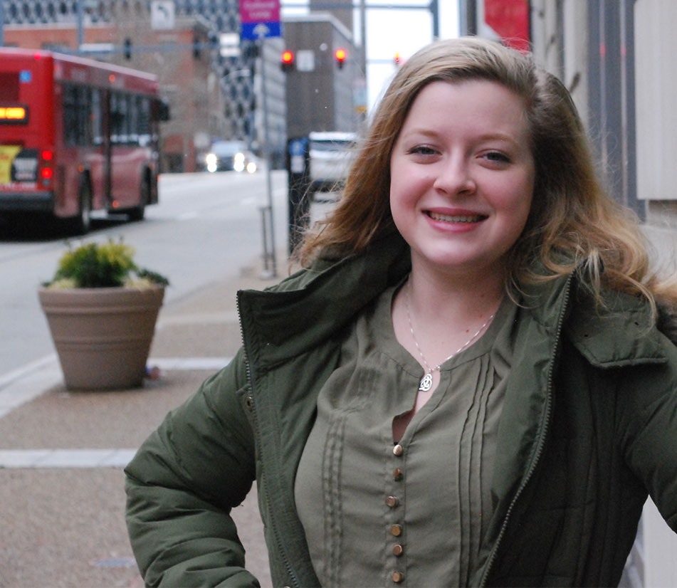 Pictured is Amedea Baldoni, Political Science and Legal Studies major. | Photo by Sydney Patton