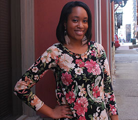 Pictured is Ashley Williams, Theatre Arts: Performance and Practices major. | Photo by Sydney Patton