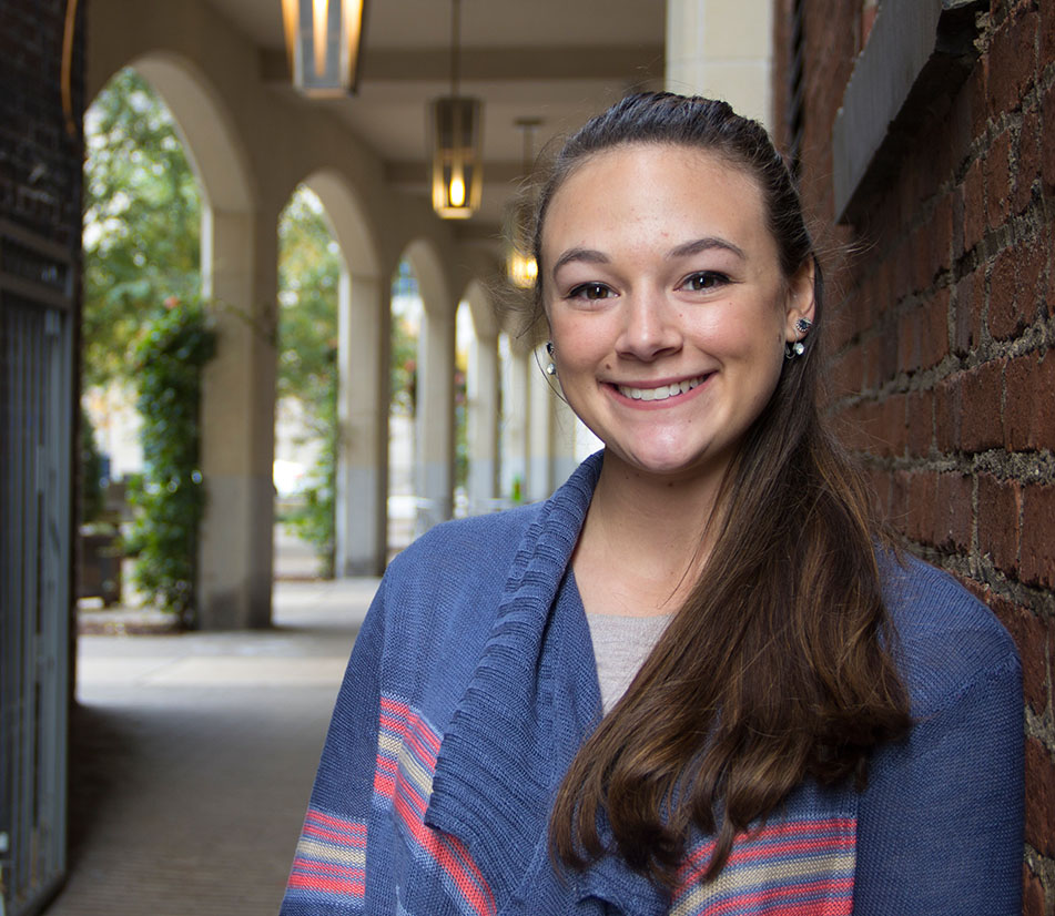 Pictured is Lauren Joseph, senior Public Relations and Advertising major. | Photo by Shayna Mendez