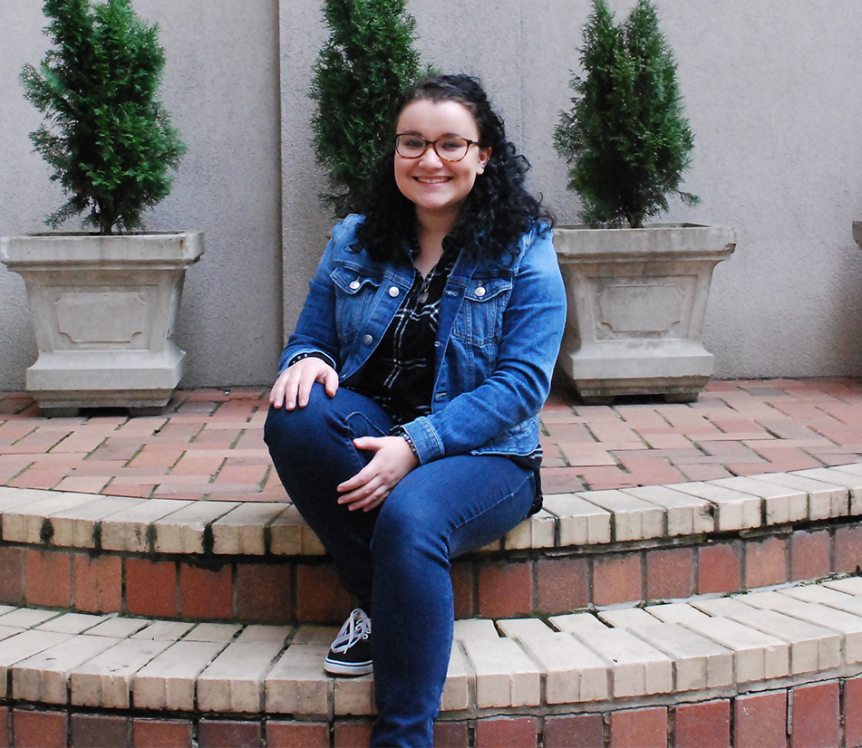 Pictured is Patty Sorg, criminal justice major. | Photo by Sydney Patton